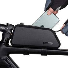 Fahrradtasche Rahmentasche Wasserdicht Schwarz 1.5L