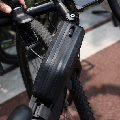 Fahrradtasche Rahmentasche Wasserdicht Schwarz 1.5L