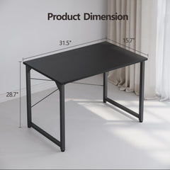 Schreibtisch Kleiner Computertisch Industrial Design Schwarz