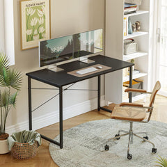 Kleiner Schreibtisch Schwarz 100x48x75 cm Bürotisch