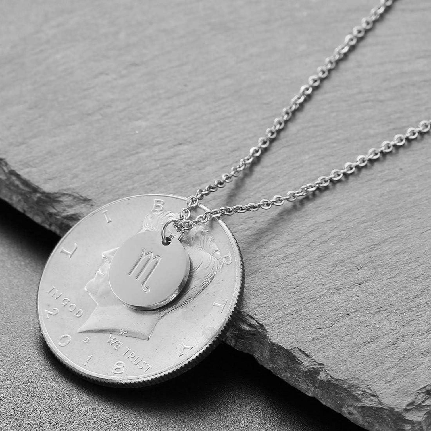 Sternzeichen Kette Silber Skorpion Horoskop Geburtstagsgeschenk
