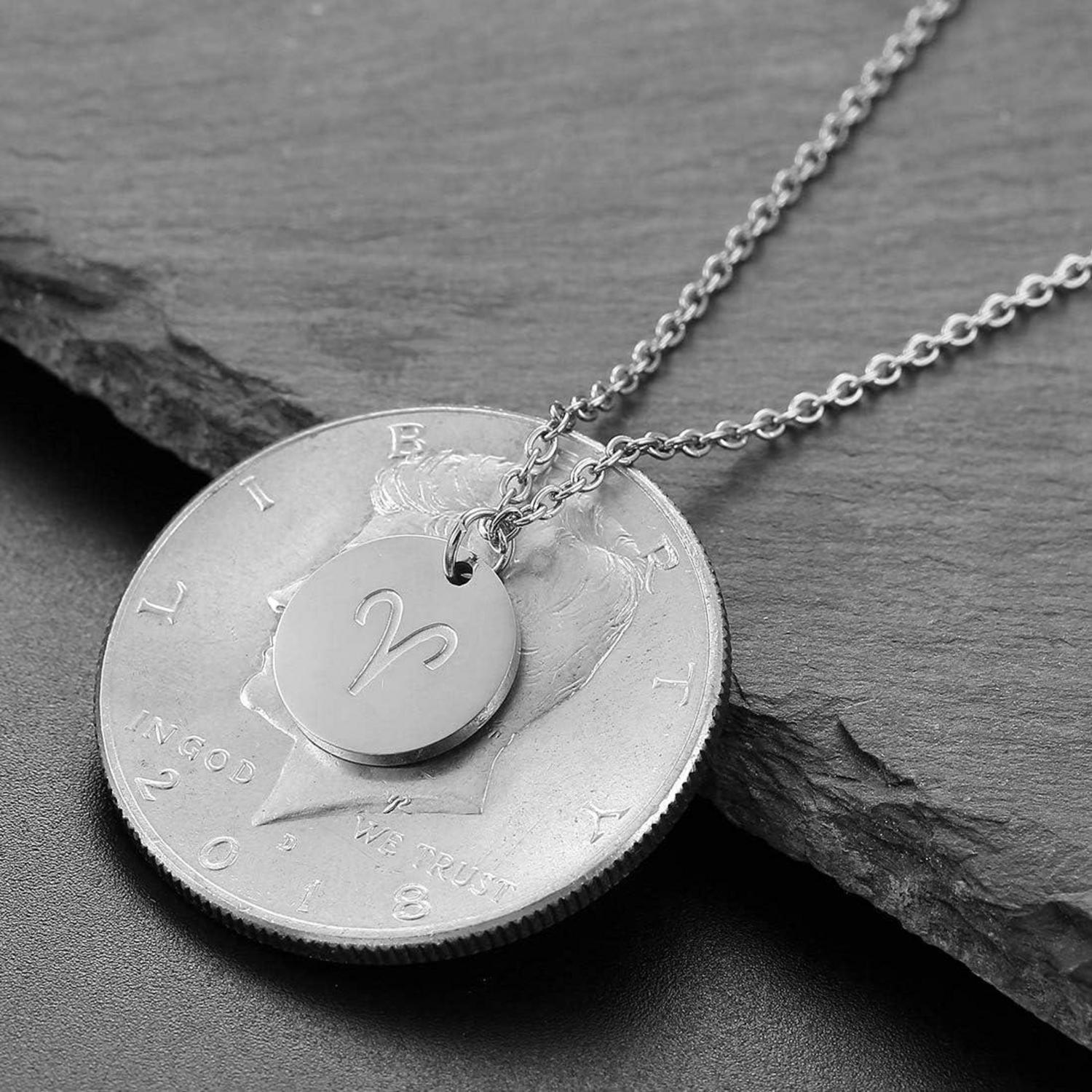 AFSTALR Sternzeichen Kette Damen Gold Horoskop Geburtstagsgeschenk Widder