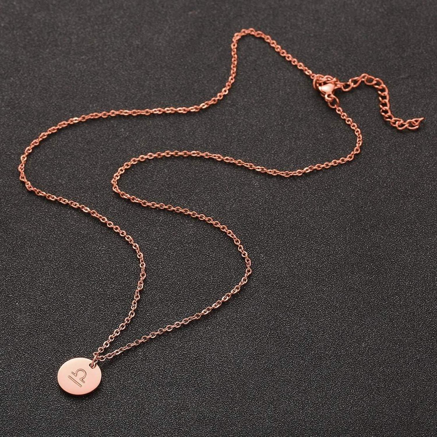 Sternzeichen Kette Waage Gold Rosegold Silber Damen Mutter Tochter
