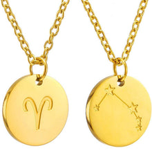 Sternzeichen Kette Gold Rosegold Silber Horoskop Mutter Freunde Gift