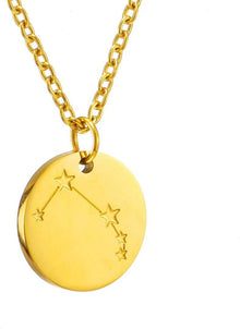 Sternzeichen Kette Gold Widder Horoskop Damen