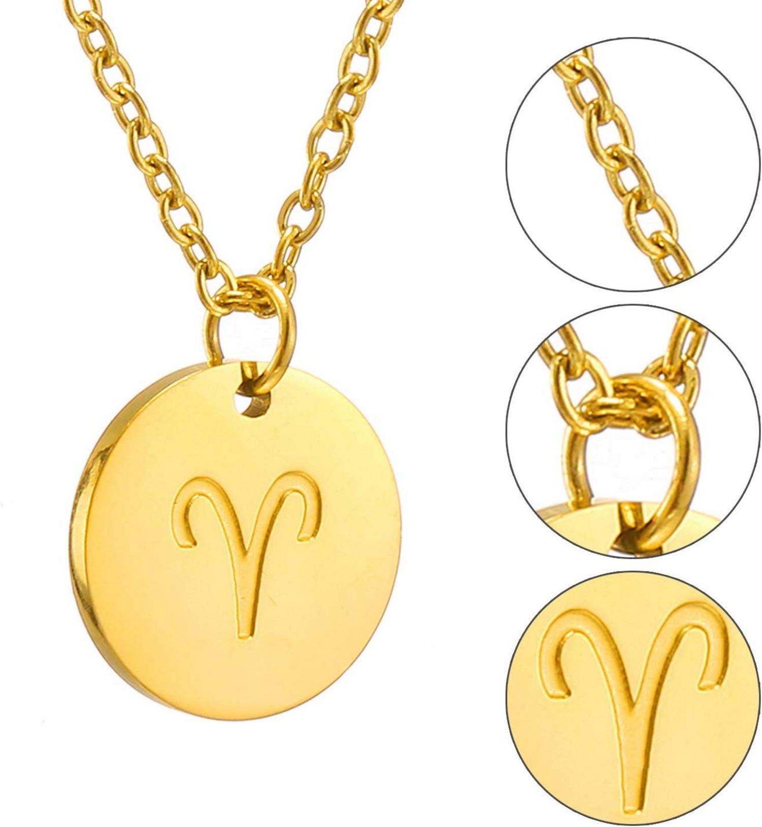 Sternzeichen Kette Gold Rosegold Silber Horoskop Mutter Freunde Gift