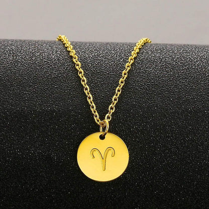 Sternzeichen Kette Gold Widder Horoskop Geburtstagsgeschenk