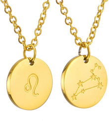 Sternzeichen Halskette Gold Löwe Horoskop Damen Geschenk