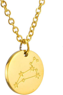 Sternzeichen Kette Gold Edelstahl Horoskop Löwe