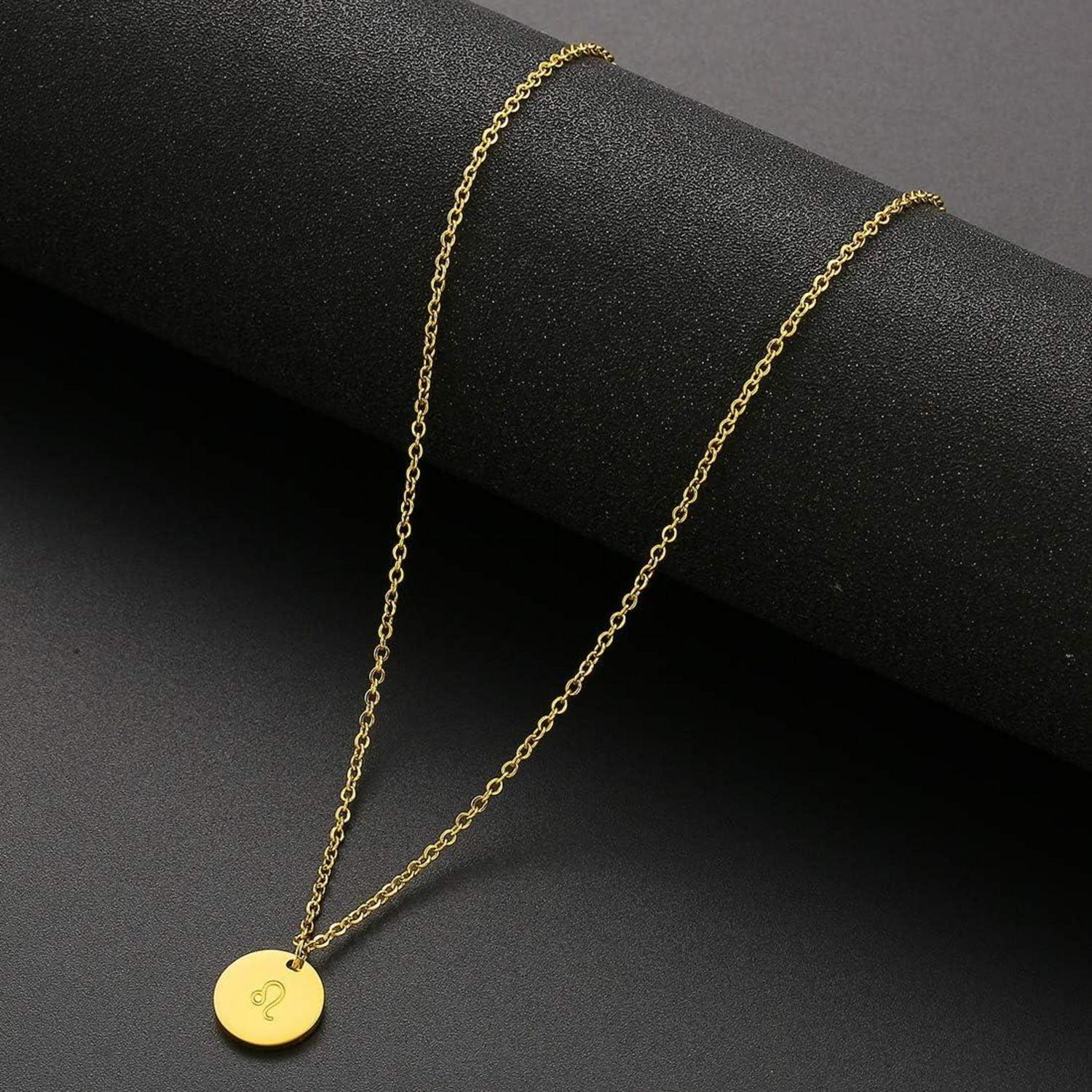 Sternzeichen Kette Gold Löwe Horoskop Anhänger Astrologie Damen Geschenk