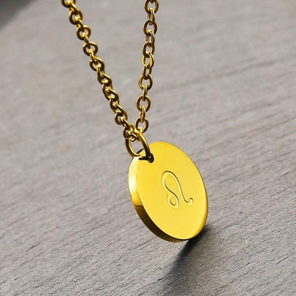 Sternzeichen Kette Gold Löwe Horoskop Anhänger Astrologie Damen Geschenk