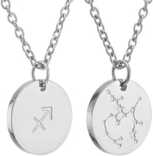 Sternzeichen Kette Gold Silber für Damen Horoskop Geburtstagsgeschenk