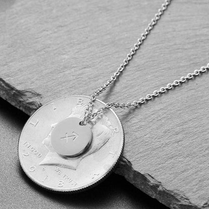 AfSTALR Sternzeichen Kette Silber Schütze Horoskop Mutter Tochter Frauen Geschenk