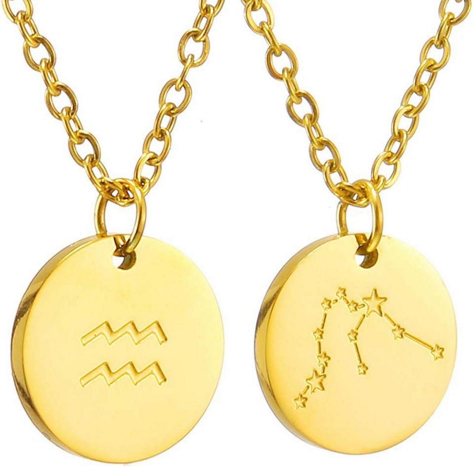 Sternzeichen Kette Gold Horoskop Mutter Tochter Geschenk