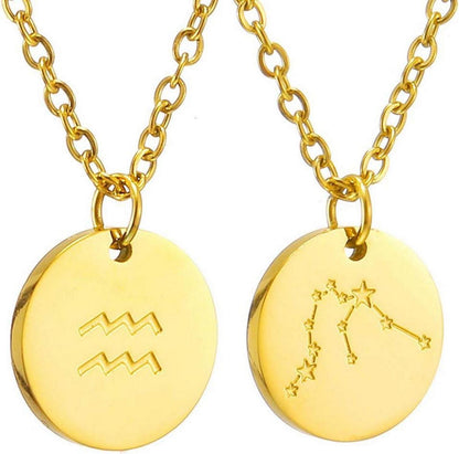 Sternzeichen Kette Gold Horoskop Mutter Tochter Geschenk