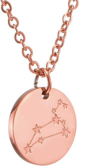 Sternzeichen Kette Gold Löwe AFSTALR Damen Horoskop Mutter