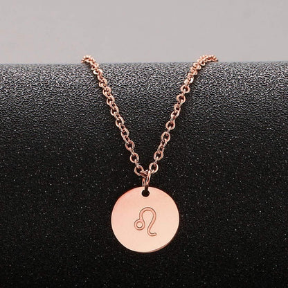 Sternzeichen-Kette Gold Löwe Mutter Tochter Freunde Geschenk