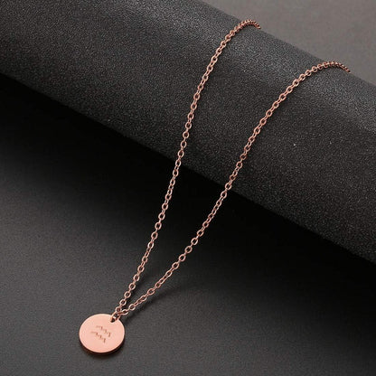 AFSTALR Sternzeichen Kette Gold Horoskop Mutter Tochter Geschenk Waage