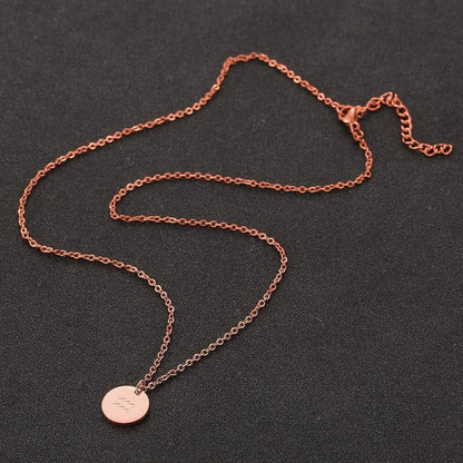 Sternzeichen Kette Gold Wassermann Horoskop Anhänger Damen Rosegold