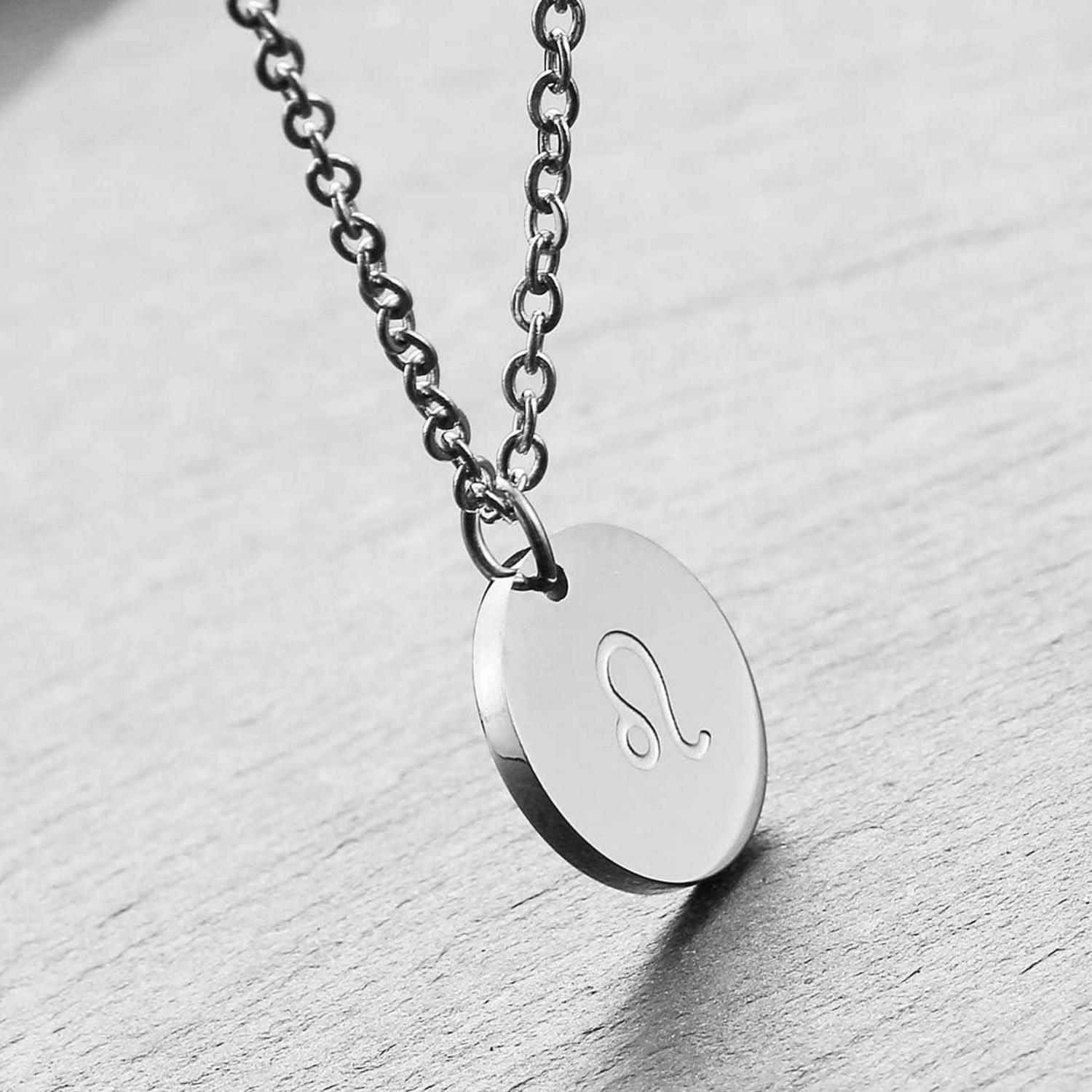 Sternzeichen Kette Edelstahl Gold Silber Löwe Damen Horoskop Mutter Tochter