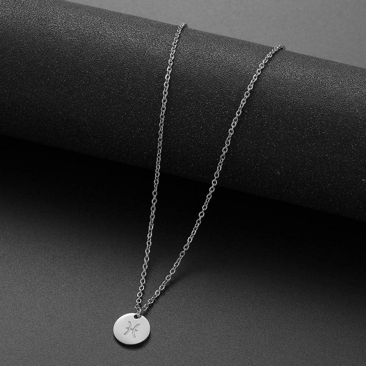 AFSTALR Sternzeichen Kette Gold/Rosegold/Silber Damen Geburtstagsgeschenk