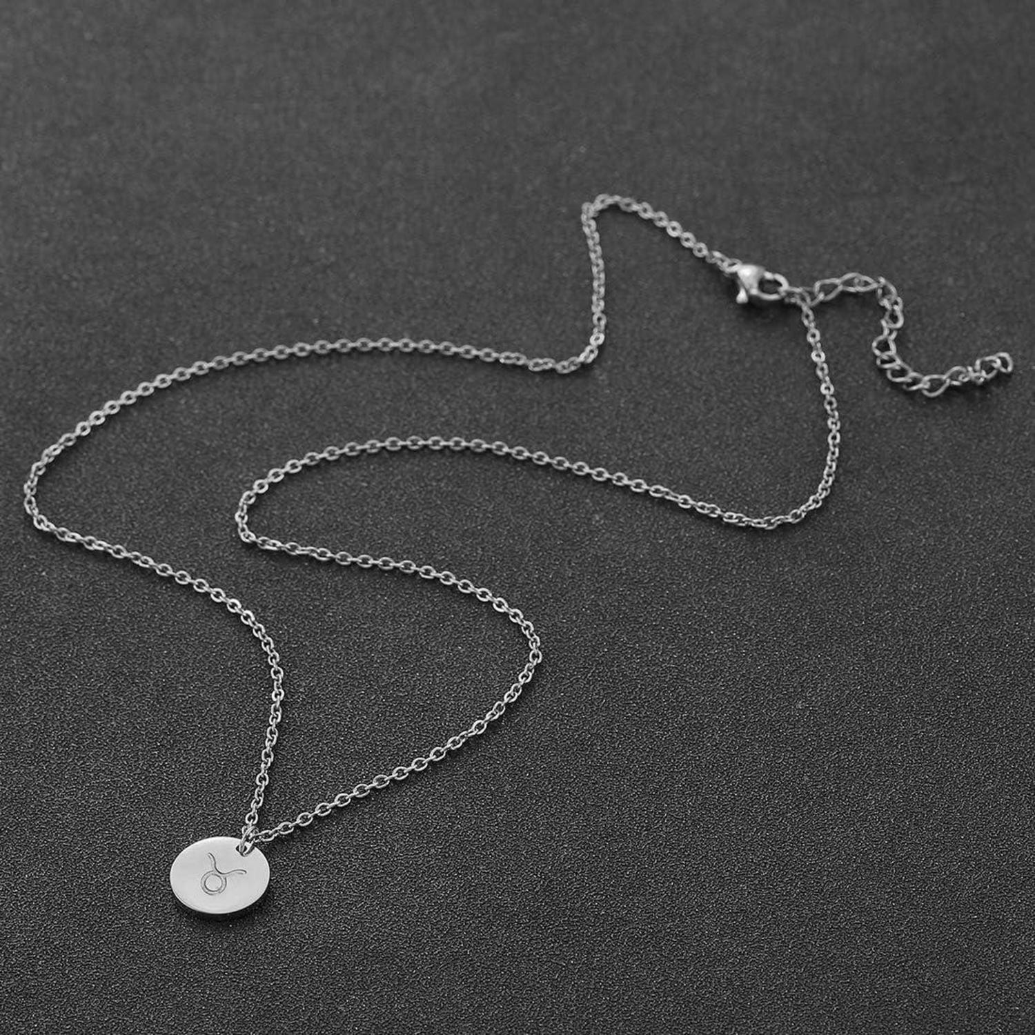 Sternzeichen Kette Gold Silber Stier Horoskop Damen Geschenk