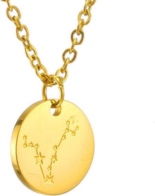 Sternzeichen Kette Gold Fische Horoskop Geburtstagsgeschenk