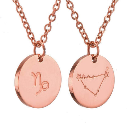 Sternzeichen Kette Gold/Rosegold/Silber Horoskop Mutter Tochter