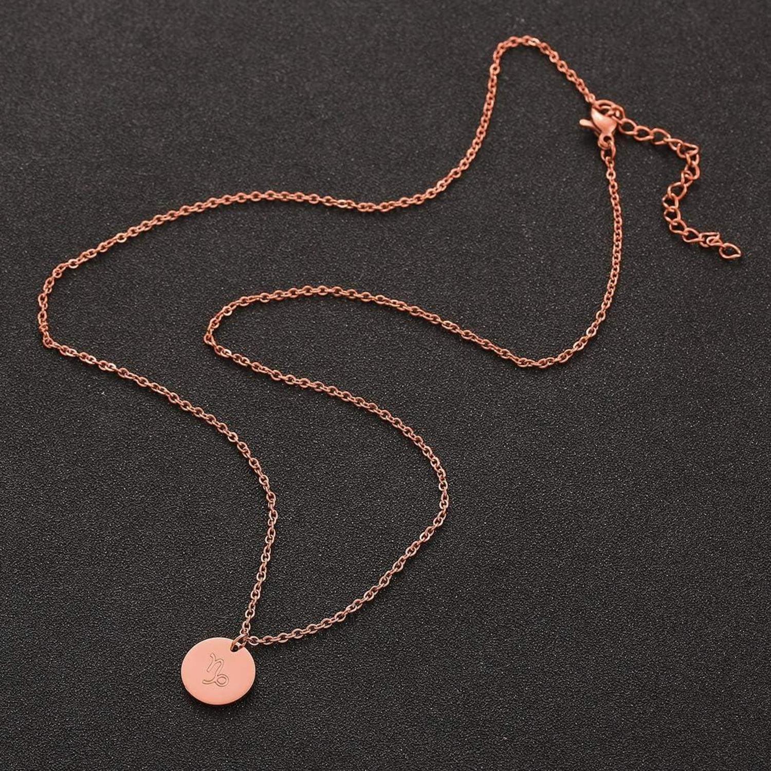 Sternzeichen Kette Gold Horoskop Damen Mutter Tochter Freunde Steinbock