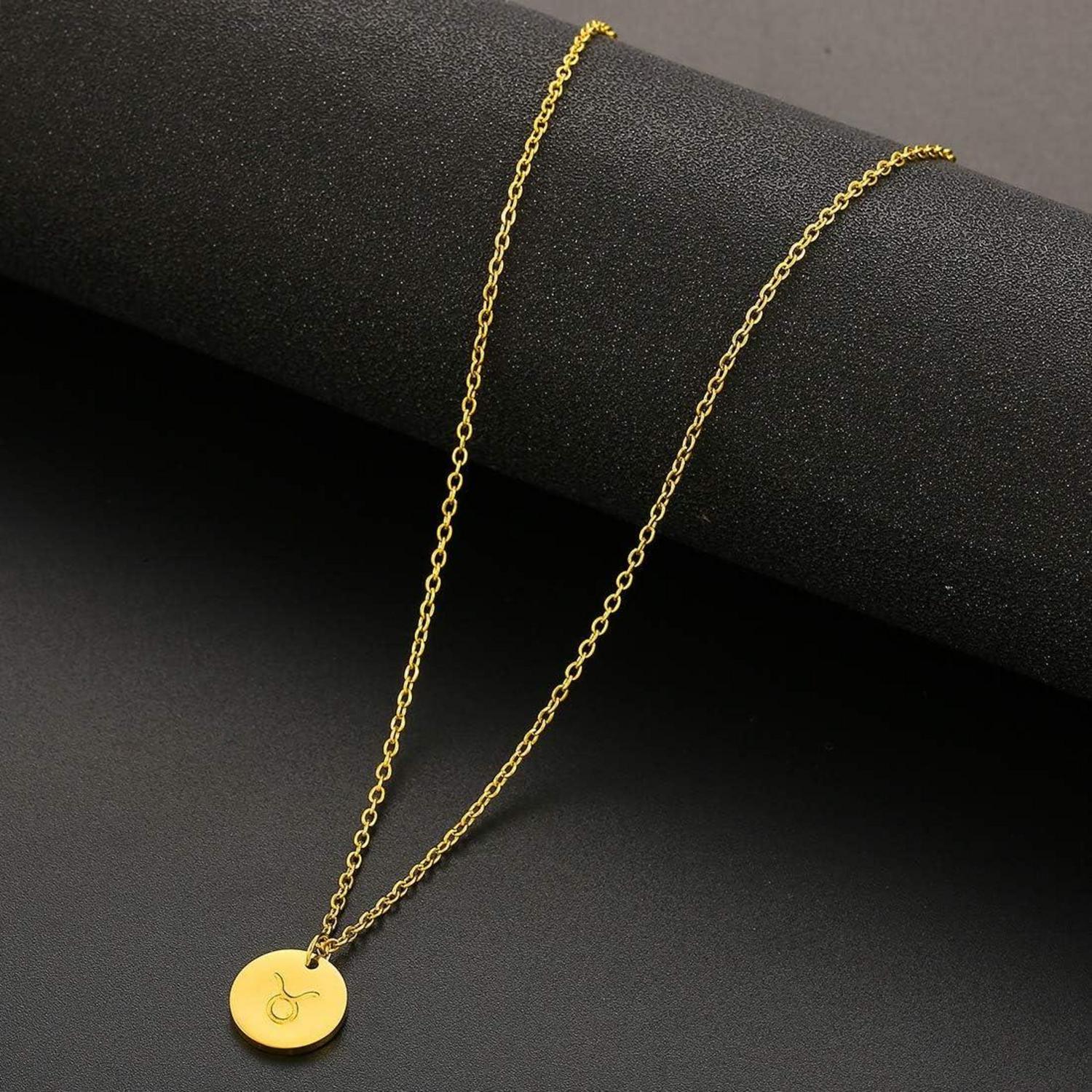 Sternzeichen Kette Gold Stier Horoskop Damen Geburtstagsgeschenk