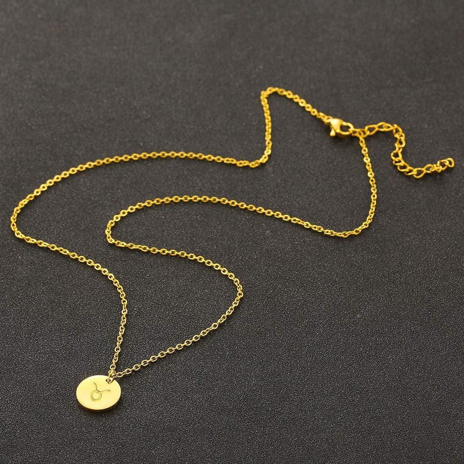 Sternzeichen Kette Gold Silber Damen Horoskop Mutter Tochter Freundin