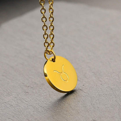 Sternzeichen Kette Gold Stier Horoskop Damen Geburtstagsgeschenk