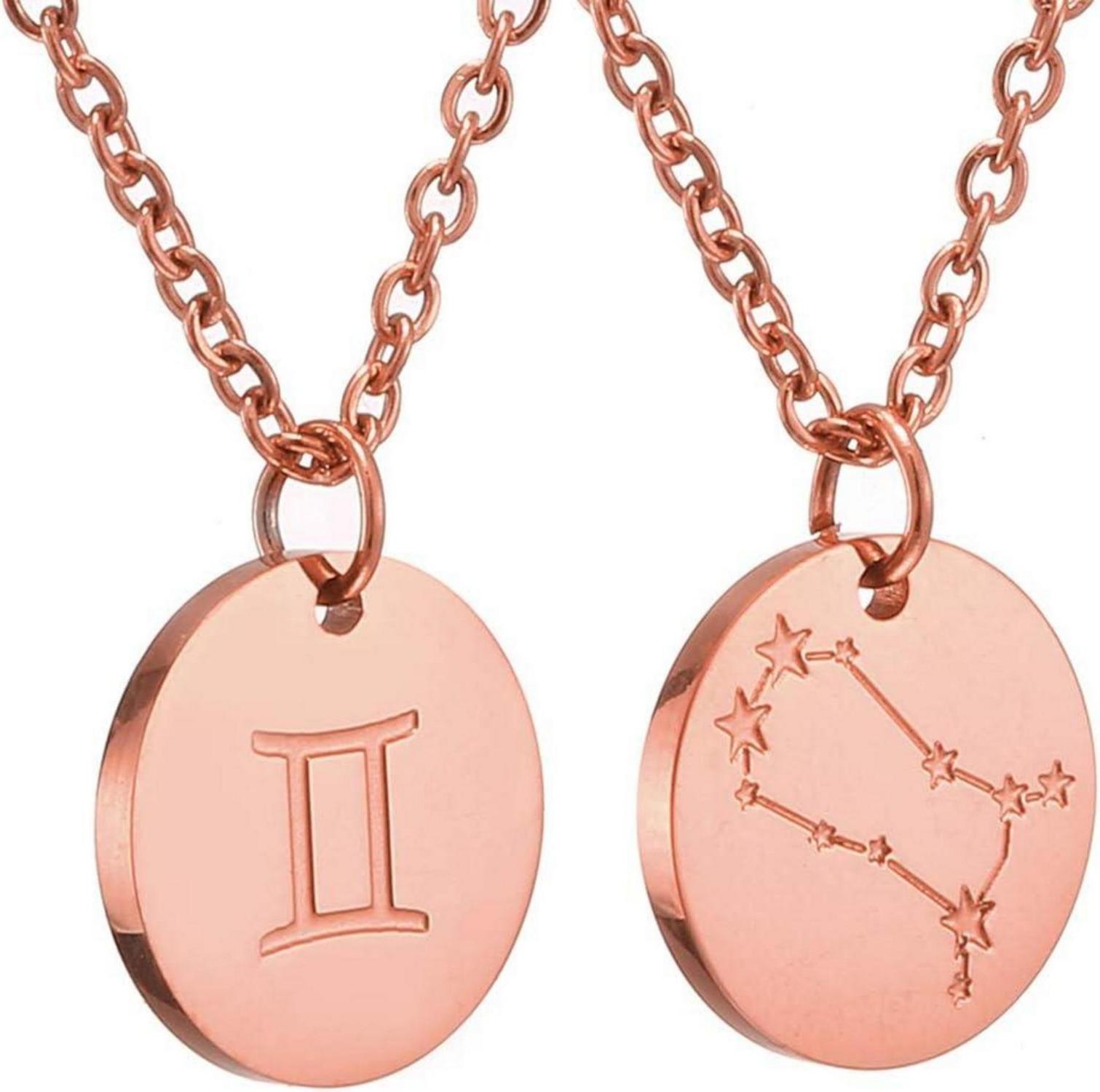Sternzeichen Kette Gold/Rosegold/Silber Horoskop Geschenk