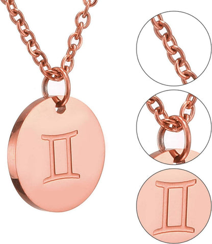 Sternzeichen Kette Gold/Rosegold/Silber Horoskop Geschenk