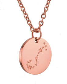 Sternzeichen Kette Skorpion Rosegold Astrologie Horoskop