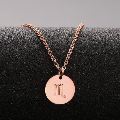 Sternzeichen Kette Skorpion Roségold Horoskop Damen Geburtstagsgeschenk