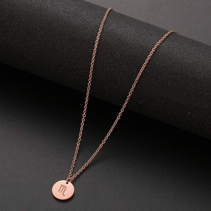 Sternzeichen Kette Skorpion Gold Rosegold Damen Horoskop Mutter Tochter
