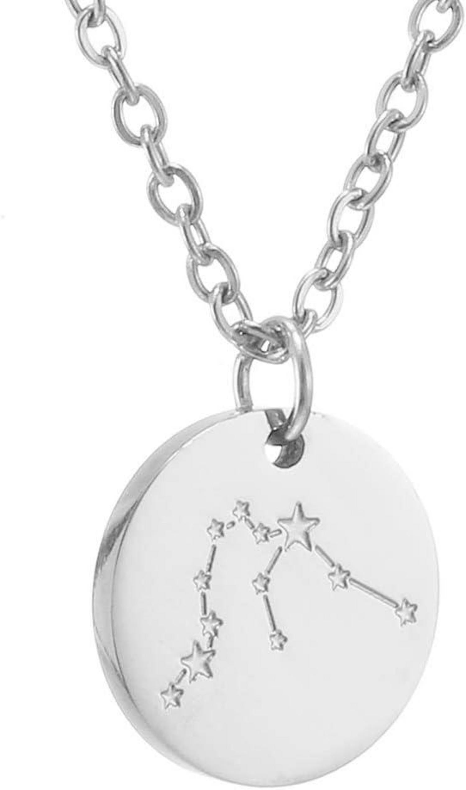 Sternzeichen Kette Wassermann Silber Edelstahl Geschenk