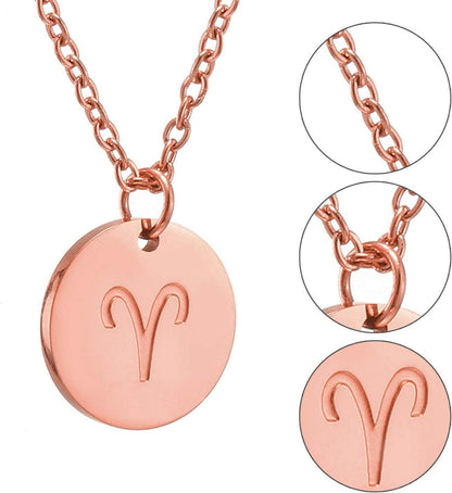 Sternzeichen Kette Gold Roségold Silber Horoskop Mutter Tochter