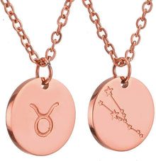 Sternzeichen Kette Gold Horoskop Mutter Tochter Freunde Stier