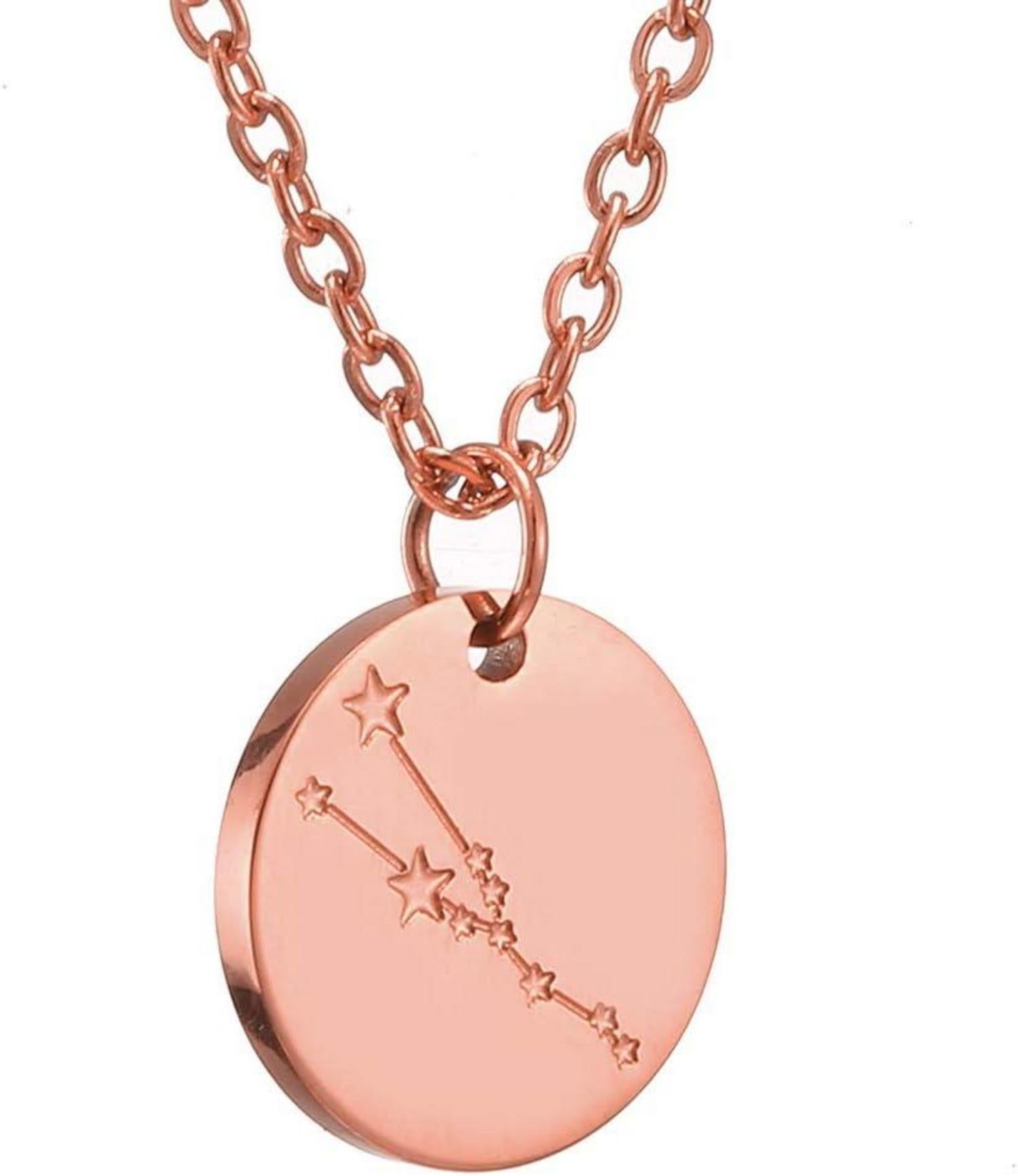Sternzeichen Kette Stier Gold Rosegold Silber Horoskop Damen