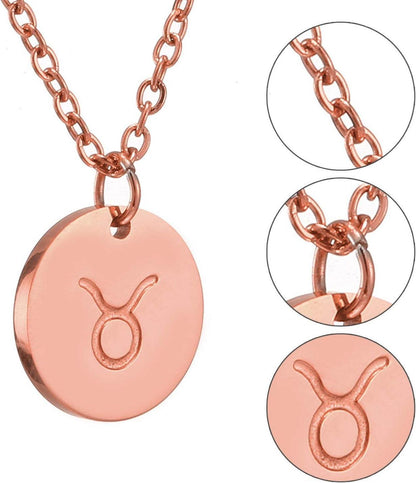 Sternzeichen Kette Gold Horoskop Mutter Tochter Freunde Stier