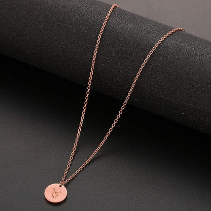 AFSTALR Sternzeichen Kette Gold Damen Horoskop Mutter Tochter Freunde Geburtstag