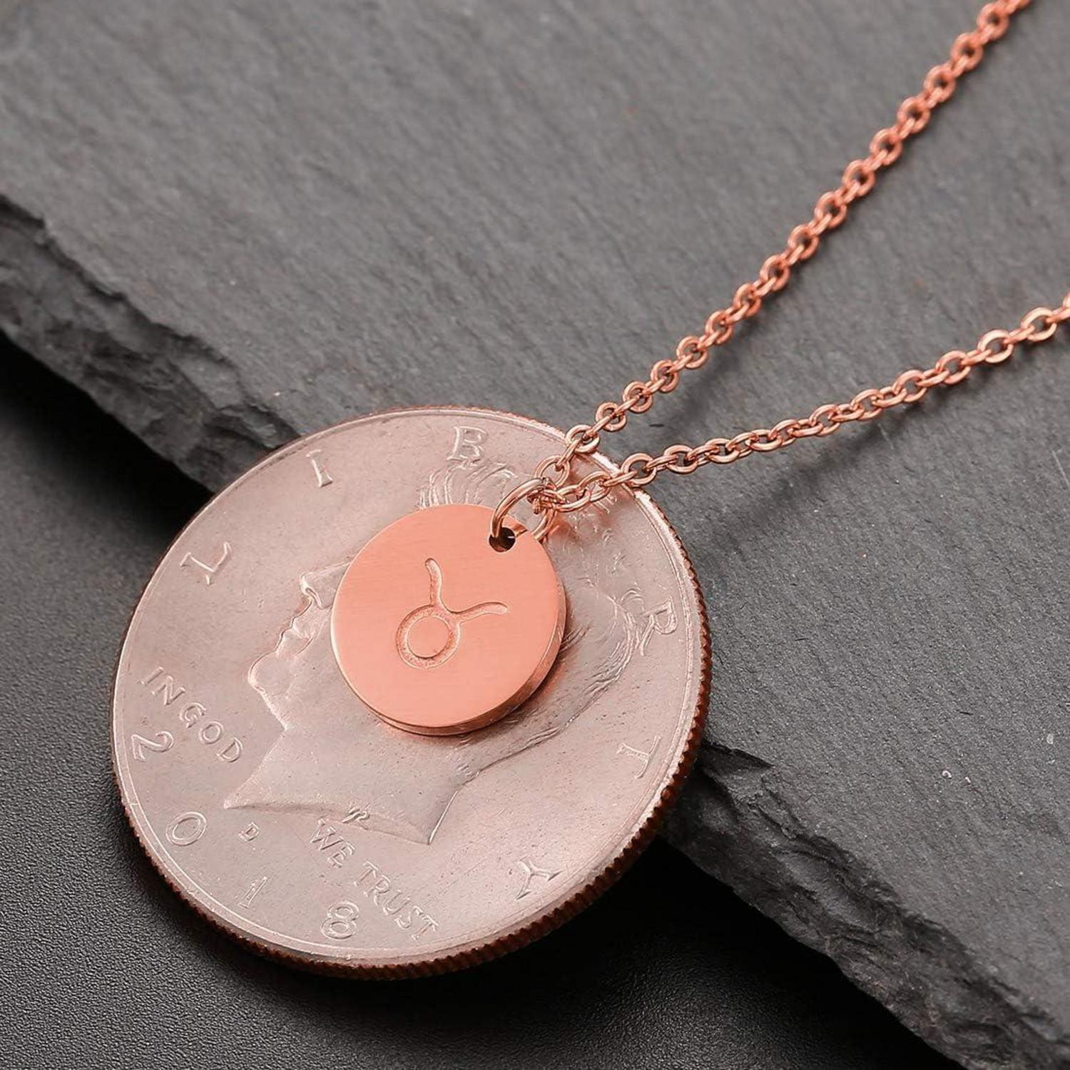 Sternbildkette Gold Stier Horoskop Mutter Tochter Freunde Geschenk