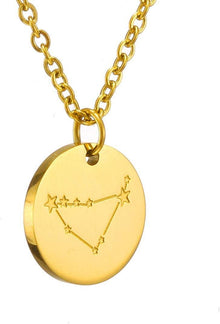 Sternzeichen Kette Gold Steinbock Horoskop Damen