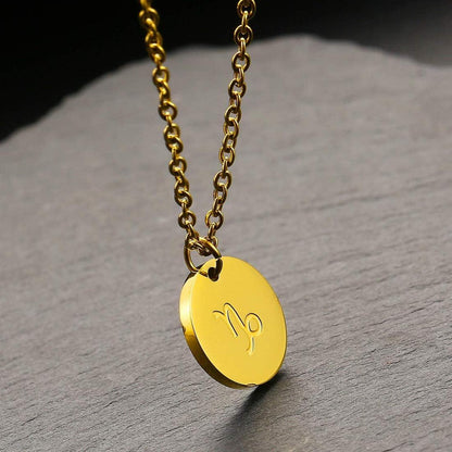 Damen Sternzeichen Kette Gold Steinbock Horoskop Mutter Tochter Freunde