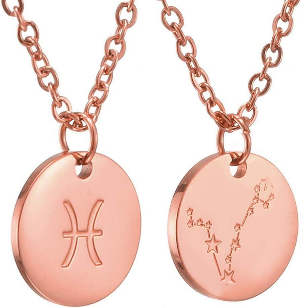 Sternzeichen Kette Gold Horoskop Mutter Tochter Geschenk Fische
