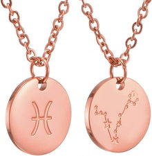 Sternzeichen Kette Gold Horoskop Mutter Tochter Geschenk Fische