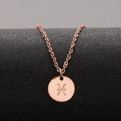AFSTALR Sternzeichen Kette Gold Fische Horoskop Mutter Tochter Geschenk