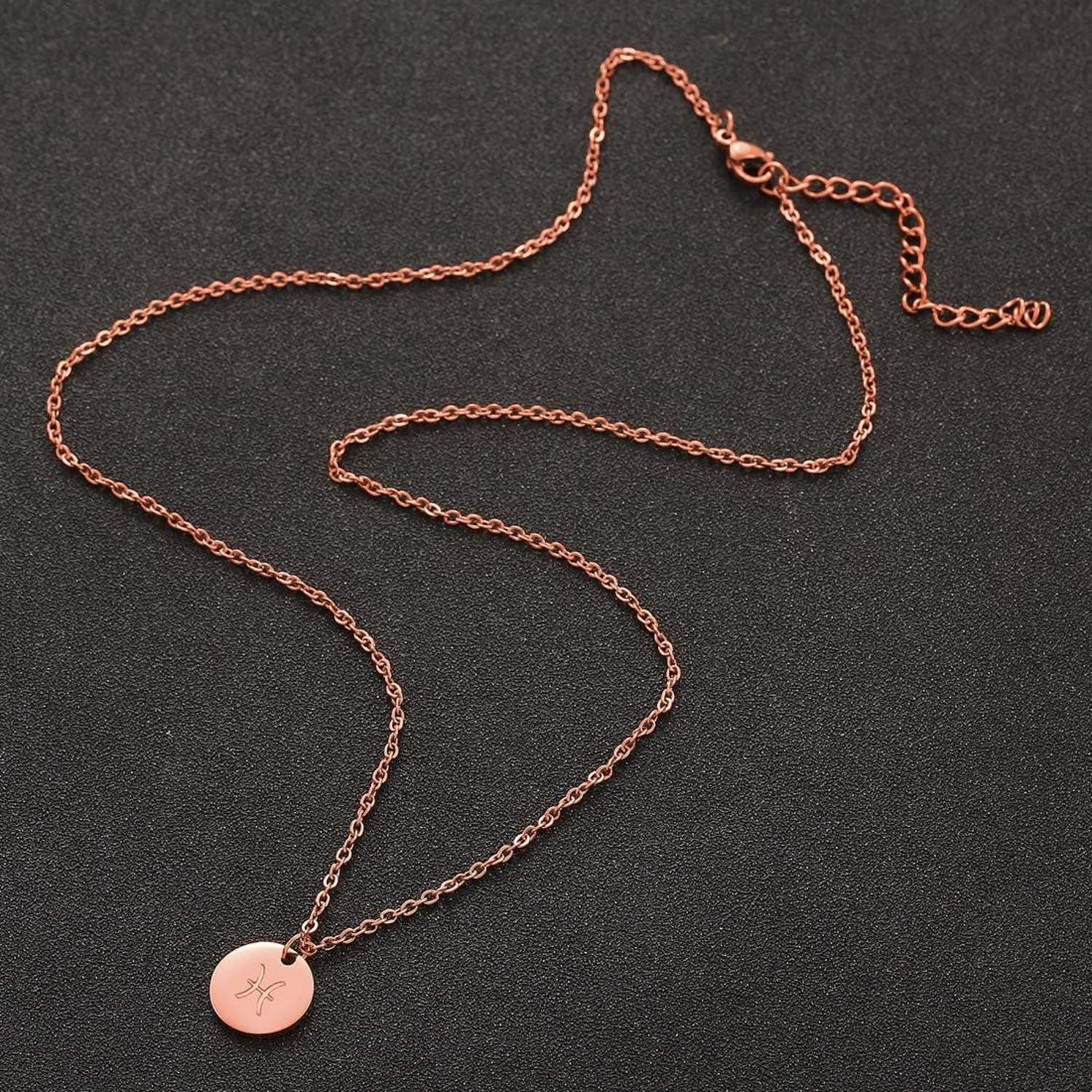 Sternzeichen Kette Gold Rosegold Silber Damen Horoskop Mutter Tochter